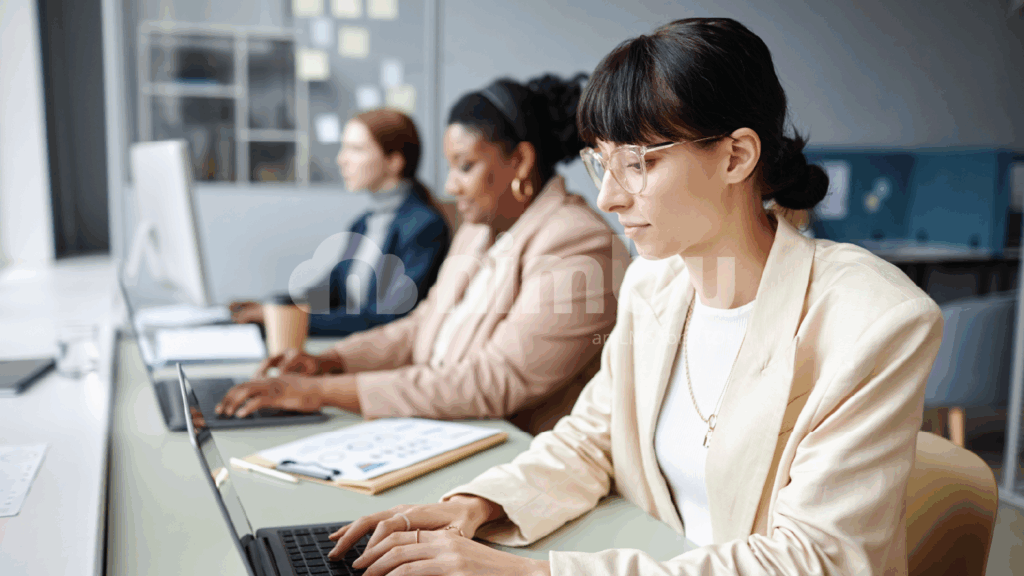 RTO staff using a learning management system to manage training and compliance tasks