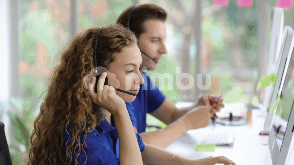 Support team providing ongoing customer assistance for Australian RTO software